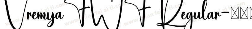 VremyaFWF Regular字体转换